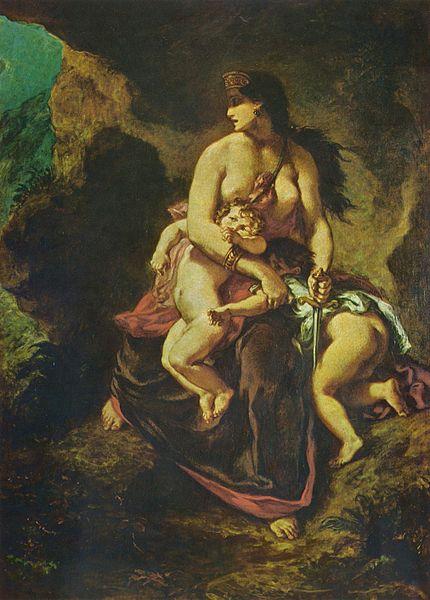Eugene Delacroix Medea France oil painting art